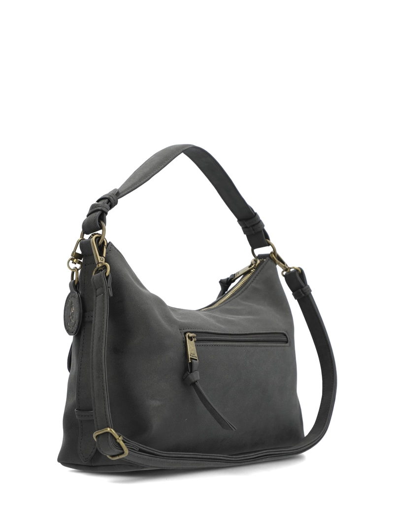 CARTERA ECOCUERO MUJER DOVER HOBO NEGRO HUSH PUPPIES - 3