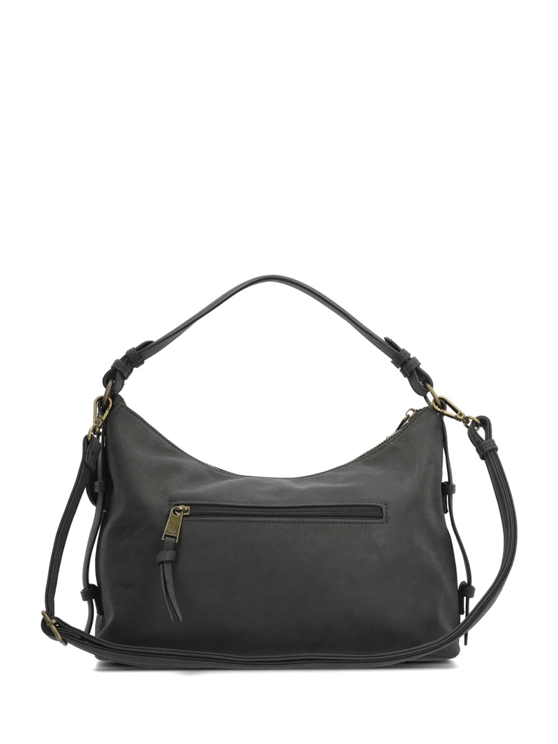 CARTERA ECOCUERO MUJER DOVER HOBO NEGRO HUSH PUPPIES - 4