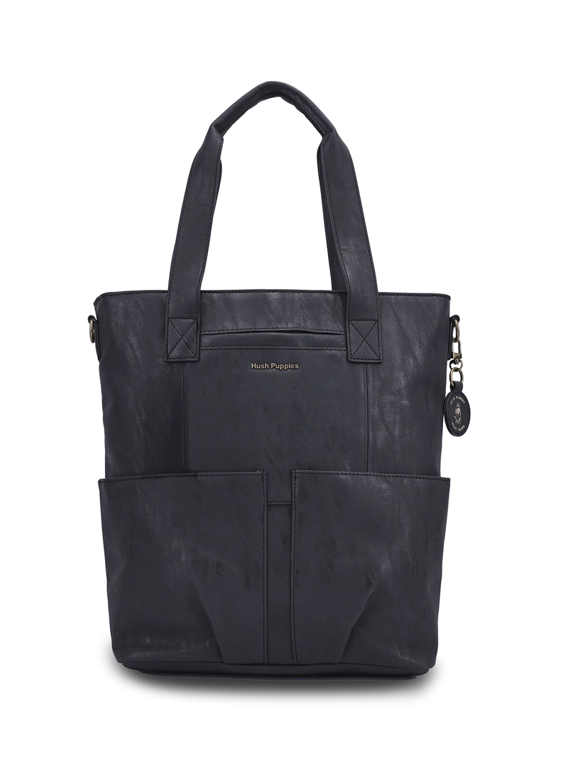 CARTERA ECOCUERO MUJER DENVER TOTE NEGRO HUSH PUPPIES - 1