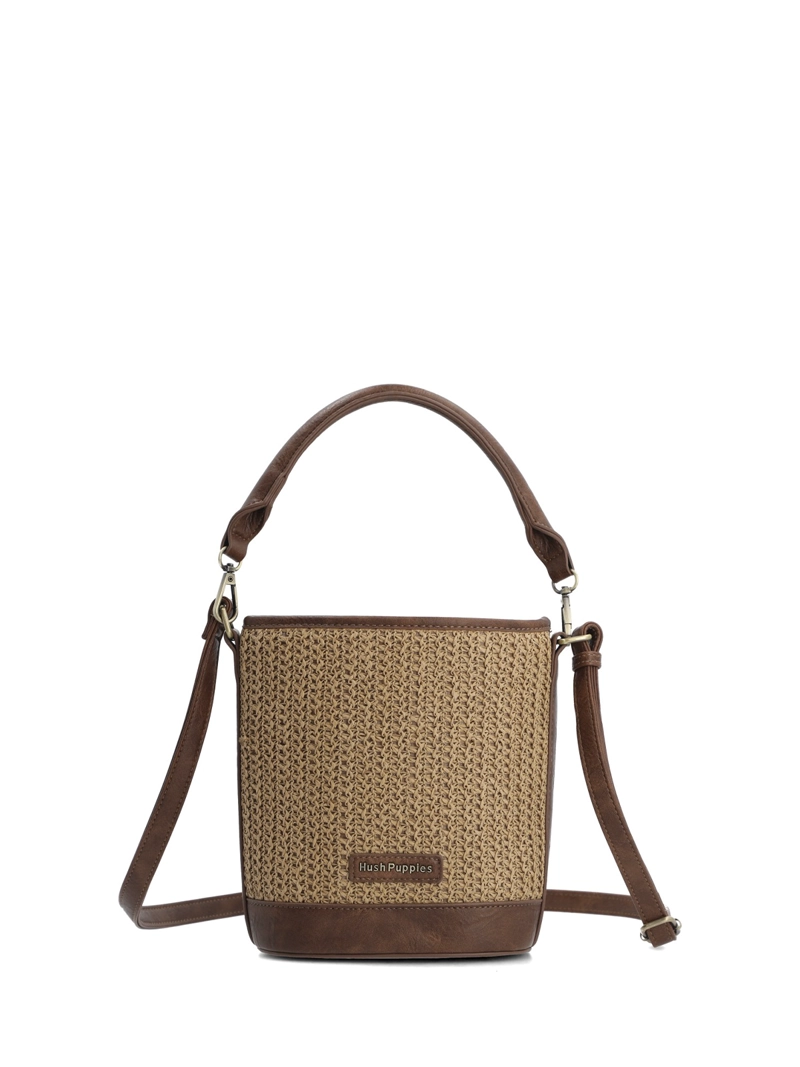 CARTERA RAFFIA MUJER YAXLEY BAG CAFE  HUSH PUPPIES - 1