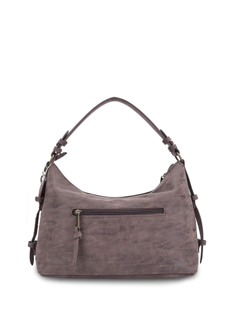 CARTERA ECOCUERO MUJER DOVER HOBO CAFE  HUSH PUPPIES - 2
