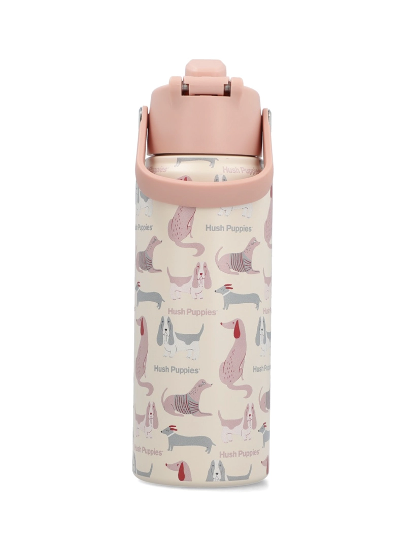 BOTELLA ACERO INOXIDABLE DOGS ROSADO HUSH PUPPIES - 3