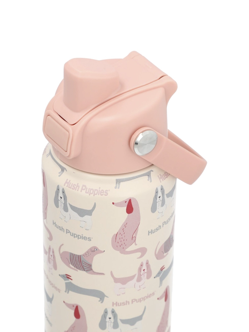 BOTELLA ACERO INOXIDABLE DOGS ROSADO HUSH PUPPIES - 4