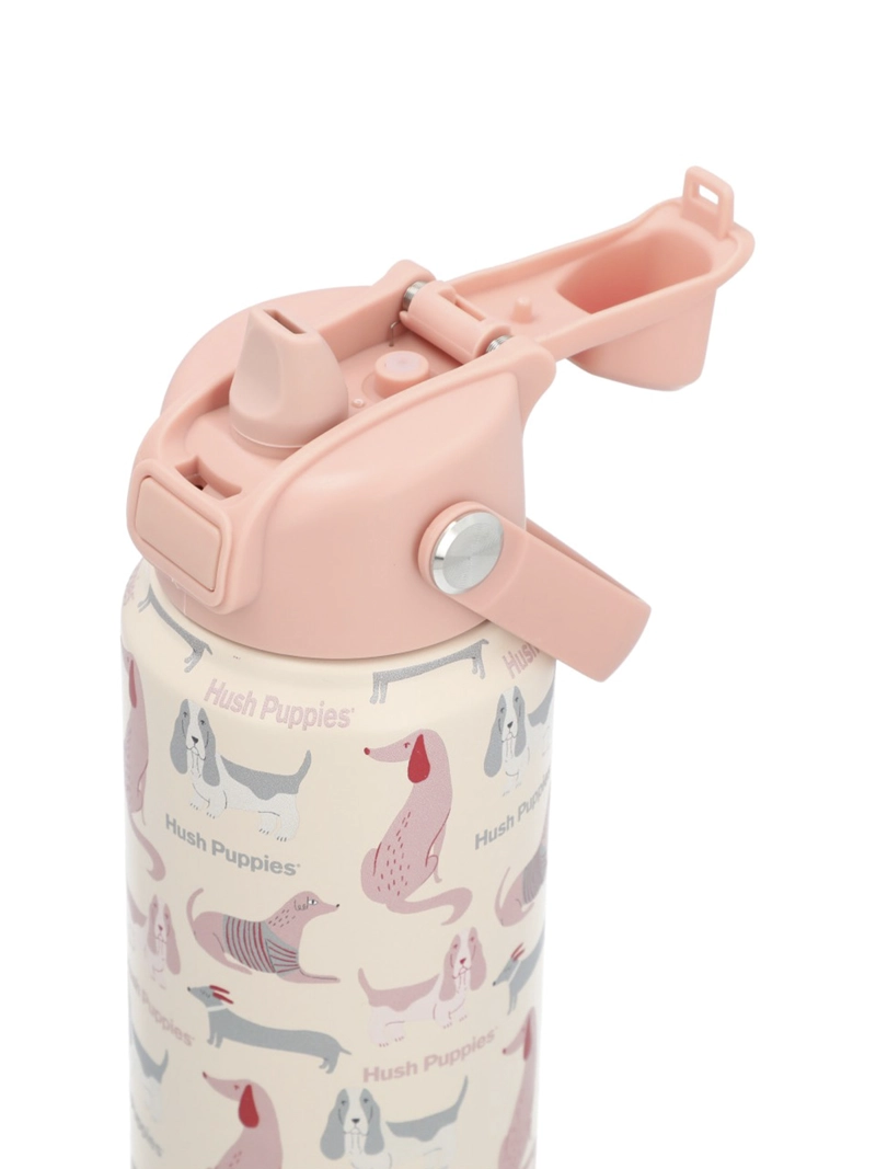 BOTELLA ACERO INOXIDABLE DOGS ROSADO HUSH PUPPIES - 5