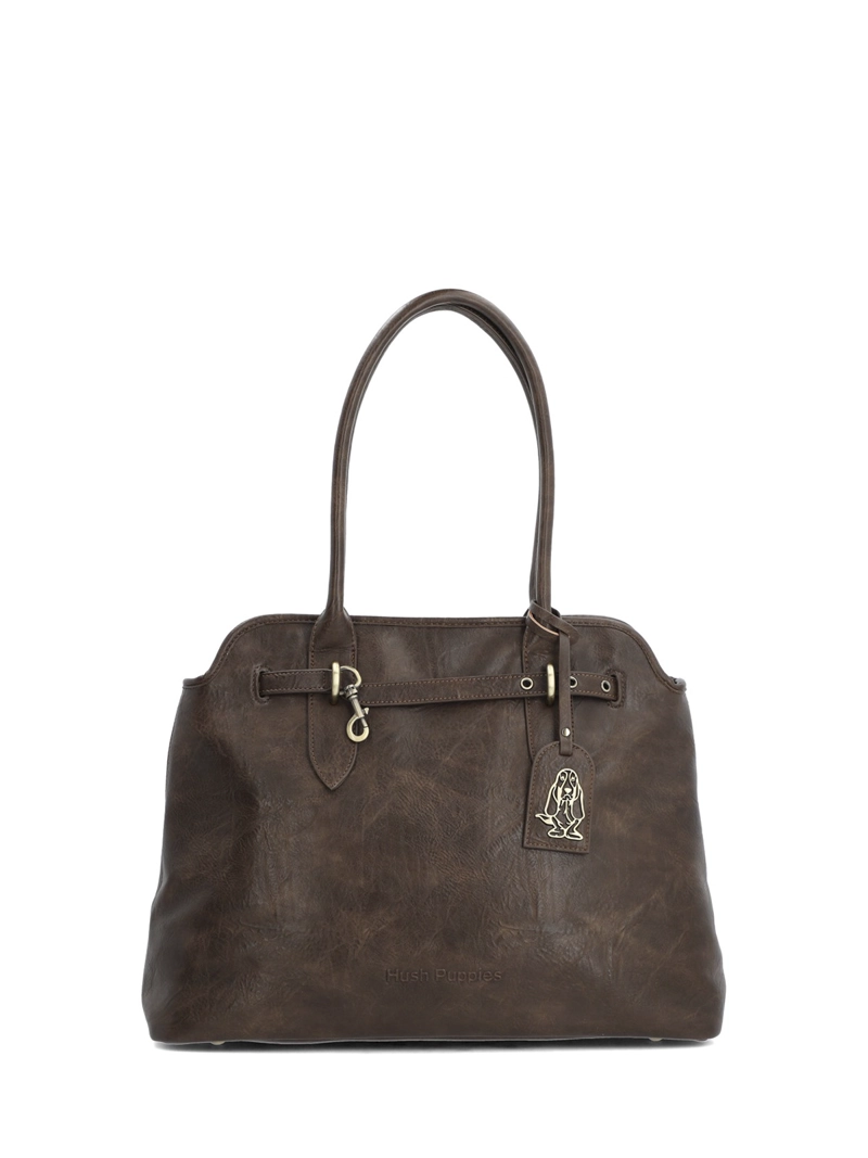CARTERA ECOCUERO MUJER MINSTER BAG CAFE  HUSH PUPPIES - 1