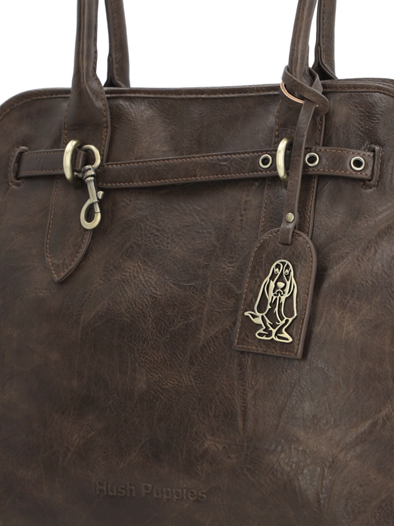 CARTERA ECOCUERO MUJER MINSTER BAG CAFE  HUSH PUPPIES - 4