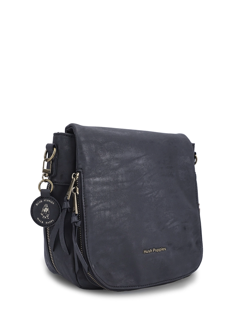 CARTERA ECOCUERO MUJER DERBY CROSS NEGRO HUSH PUPPIES - 2