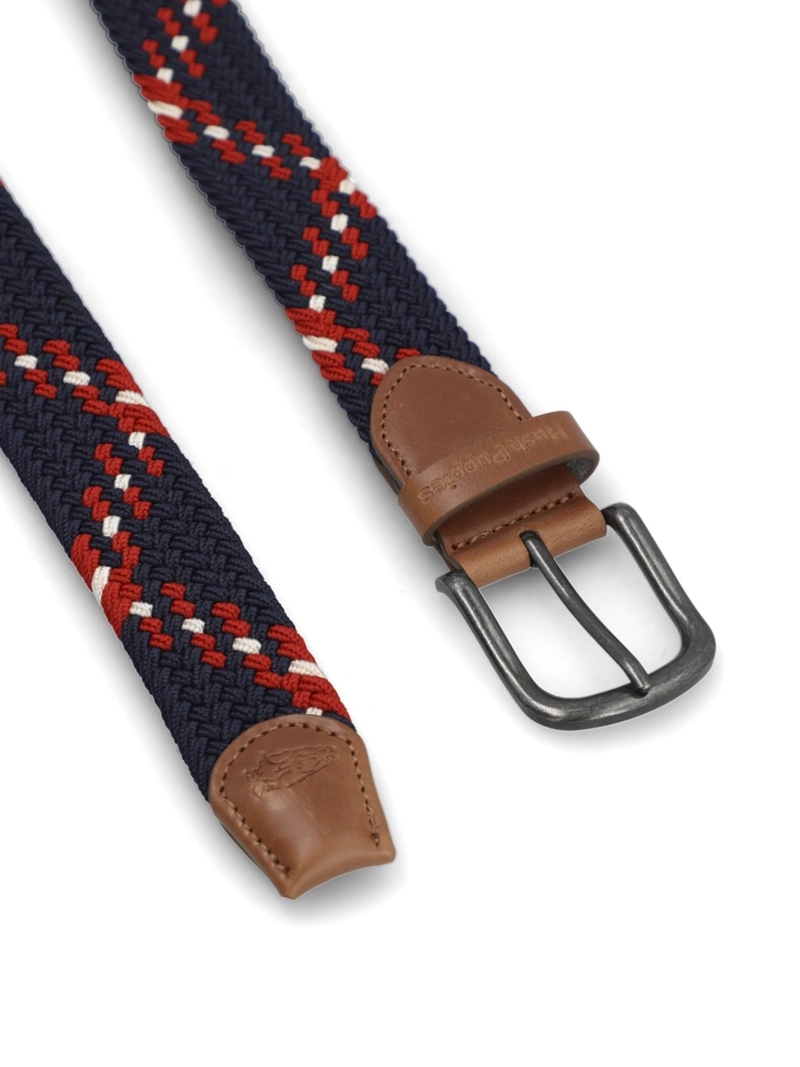 CINTURON CUERO HOMBRE HP FRANKIE AZUL HUSH PUPPIES - 3
