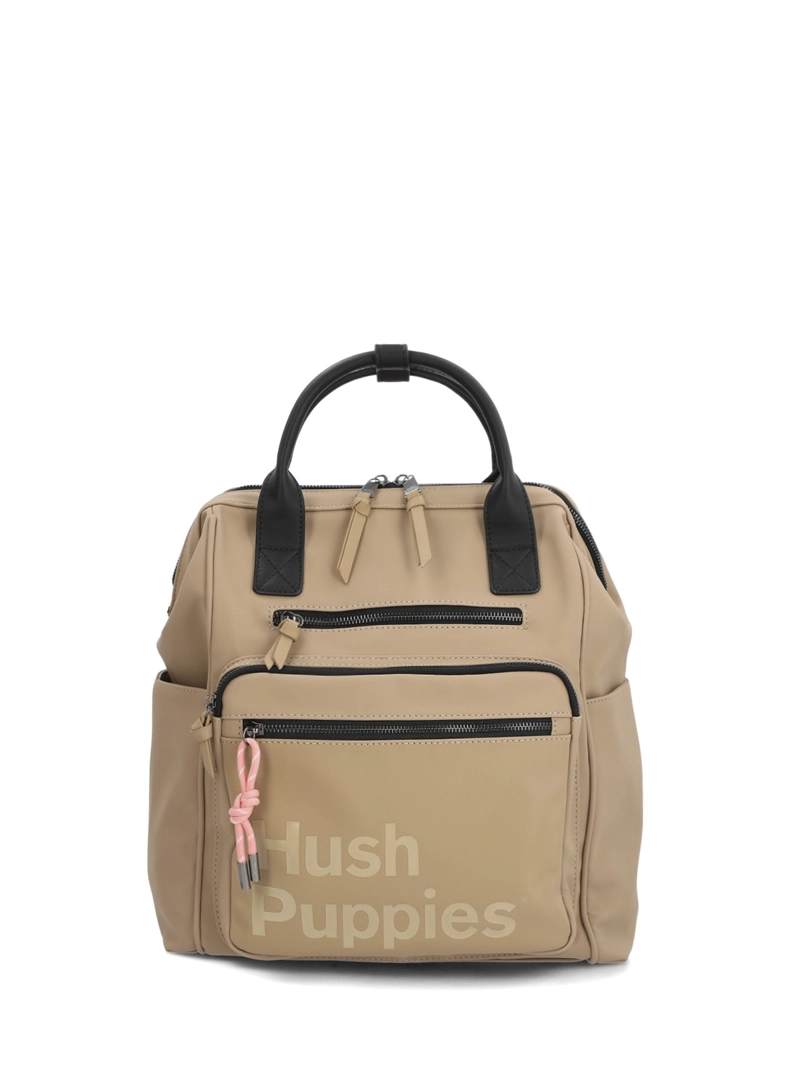 MOCHILA ECOCUERO MUJER HORSHAM BACK BEIGE HUSH PUPPIES - 1