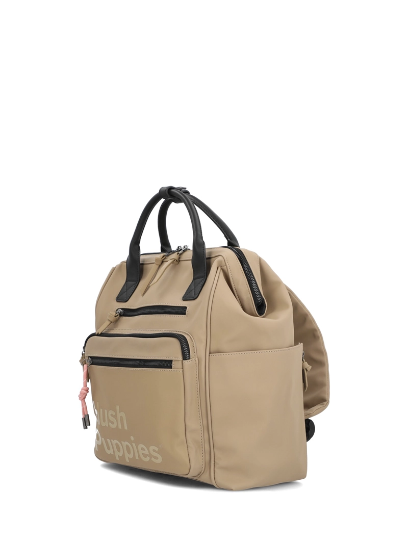 MOCHILA ECOCUERO MUJER HORSHAM BACK BEIGE HUSH PUPPIES - 2
