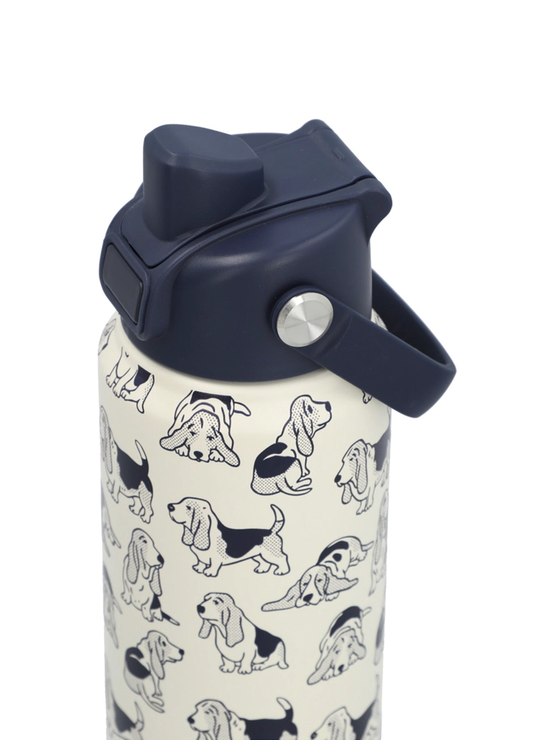 BOTELLA ACERO INOXIDABLE BASSET AZUL HUSH PUPPIES - 4