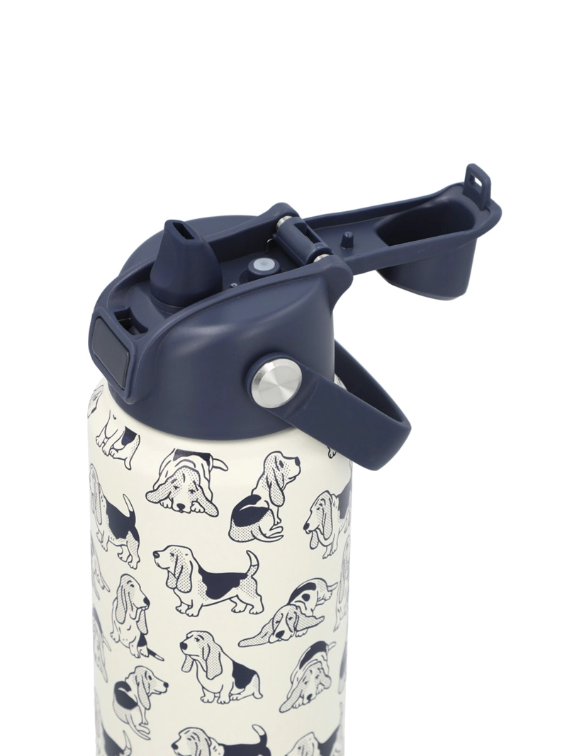 BOTELLA ACERO INOXIDABLE BASSET AZUL HUSH PUPPIES - 5