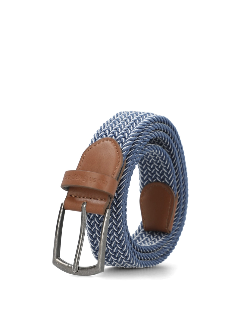 CINTURON CUERO HOMBRE HP FENDER AZUL HUSH PUPPIES - 2