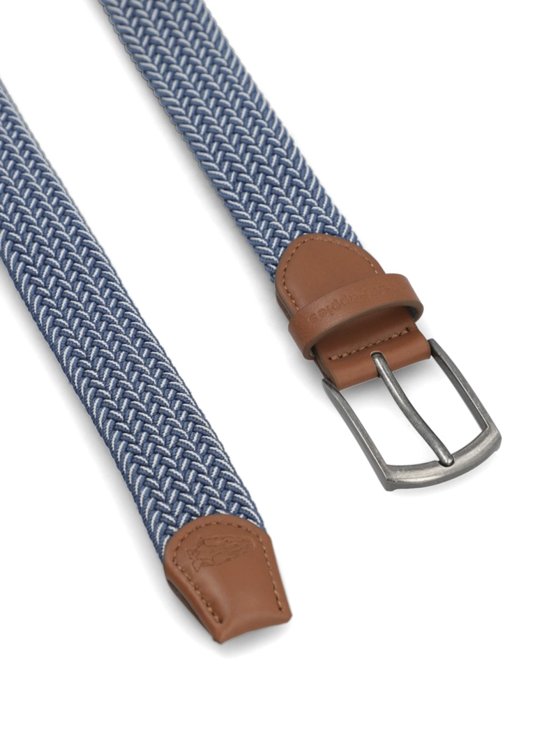 CINTURON CUERO HOMBRE HP FENDER AZUL HUSH PUPPIES - 3