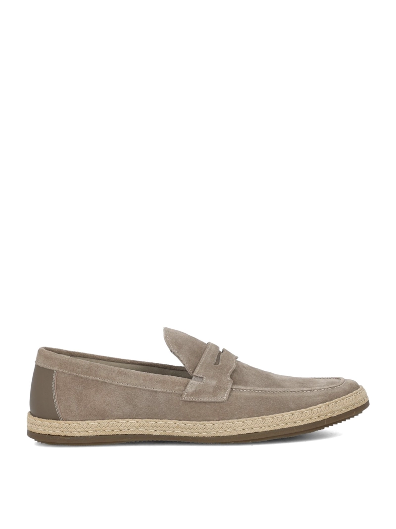 MOCASIN HOMBRE MONTELLA TAUPE HUSH PUPPIES - 1