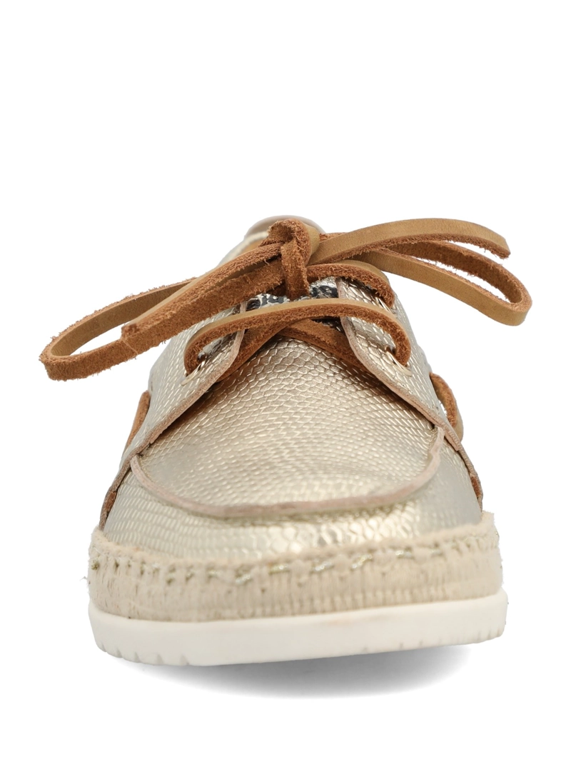 MOCASIN MUJER NAIARA DORADO HUSH PUPPIES - 4