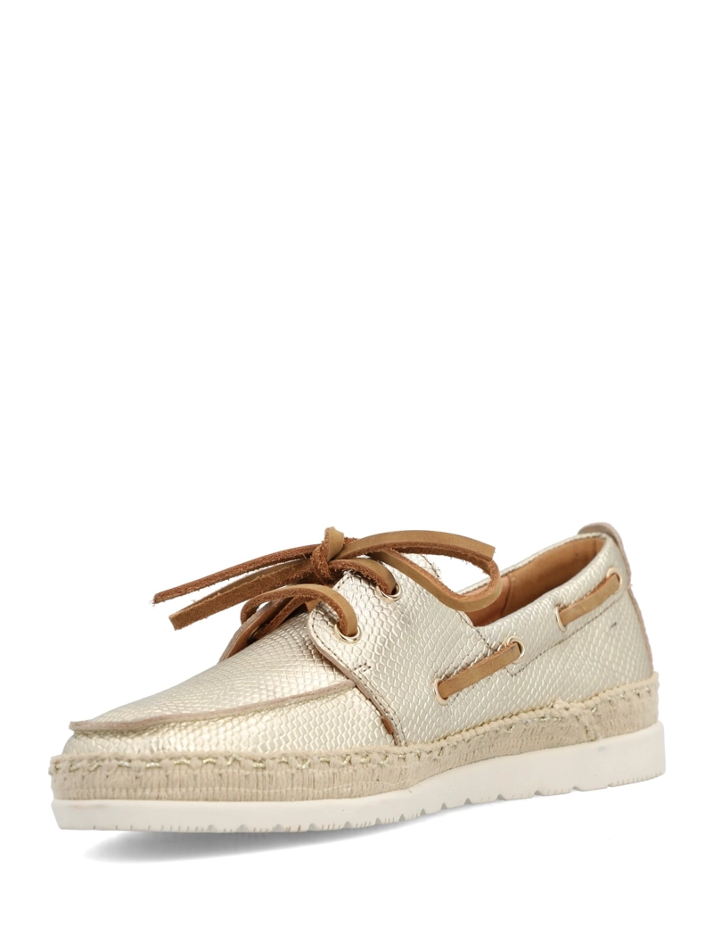 MOCASIN MUJER NAIARA DORADO HUSH PUPPIES - 5