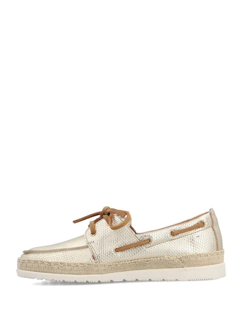 MOCASIN MUJER NAIARA DORADO HUSH PUPPIES - 6