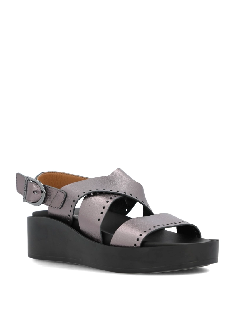 SANDALIA MUJER LUMENA PLATEADO HUSH PUPPIES - 2