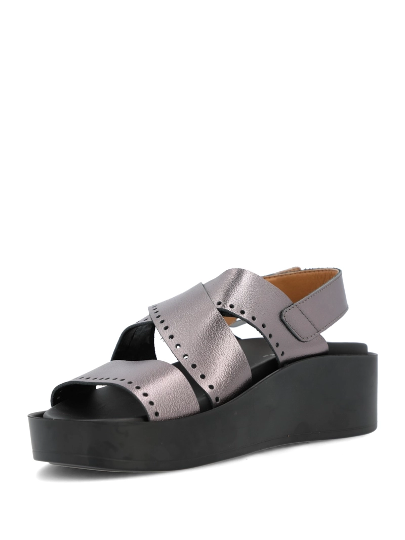 SANDALIA MUJER LUMENA PLATEADO HUSH PUPPIES - 5