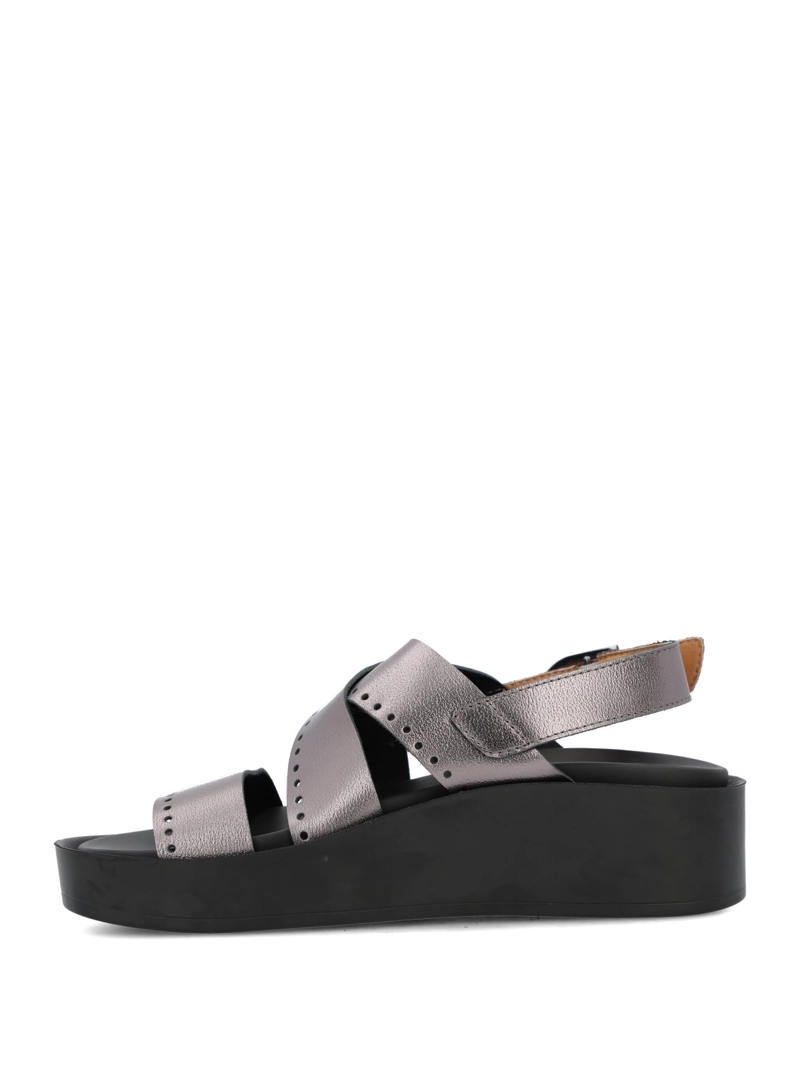 SANDALIA MUJER LUMENA PLATEADO HUSH PUPPIES - 6