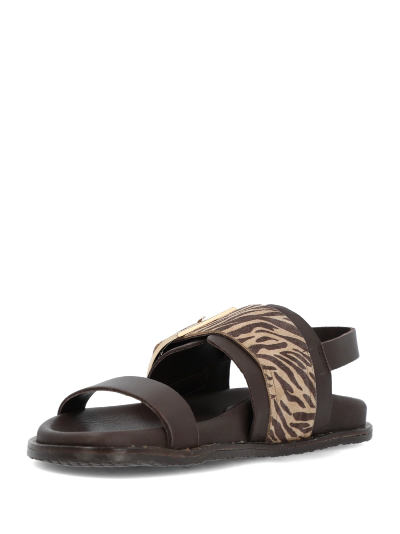 SANDALIA MUJER CAELA CAFE  HUSH PUPPIES - 5