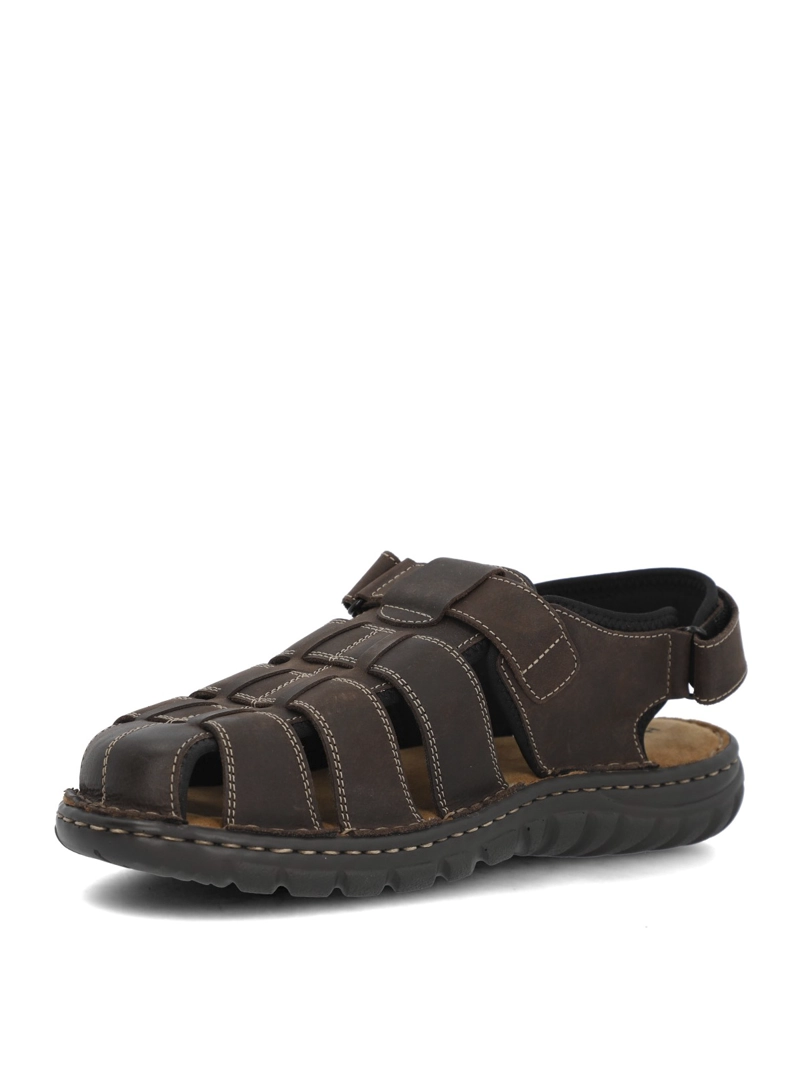SANDALIA HOMBRE DELTA CAFE  HUSH PUPPIES - 5