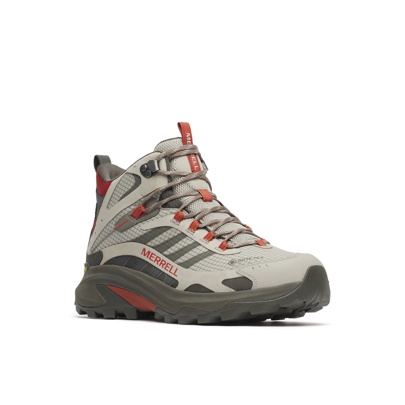 BOTIN HOMBRE MOAB SPEED 2 MID GORE-TEX GRIS MERRELL - 2