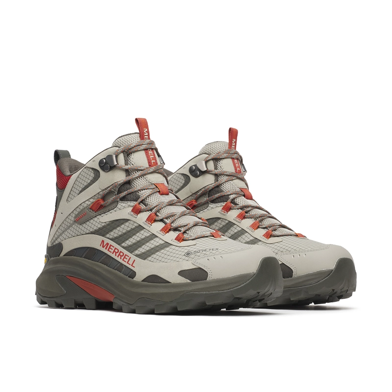 BOTIN HOMBRE MOAB SPEED 2 MID GORE-TEX GRIS MERRELL - 5