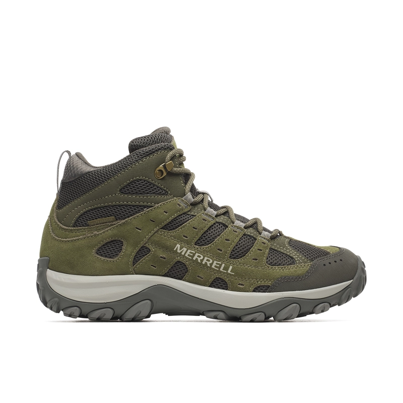 BOTIN HOMBRE ACCENTOR 4 MID WP VERDE MERRELL - 1