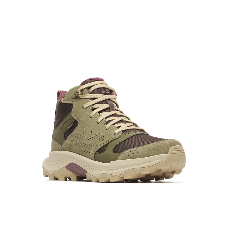 BOTIN MUJER TEMPO SOL MID WP VERDE OSCURO MERRELL - 2