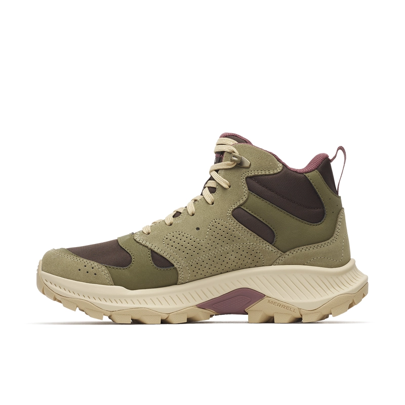 BOTIN MUJER TEMPO SOL MID WP VERDE OSCURO MERRELL - 4