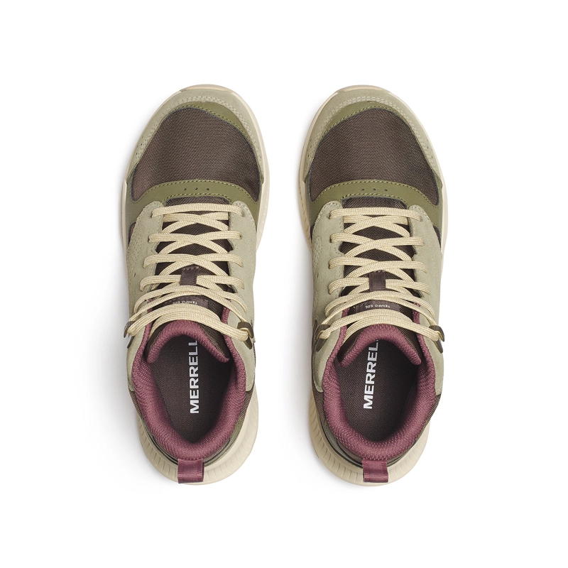 BOTIN MUJER TEMPO SOL MID WP VERDE OSCURO MERRELL - 8