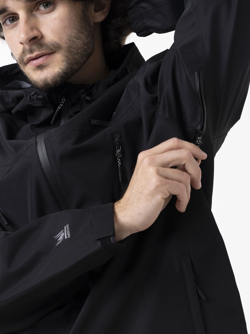 IMPERMEABLE HOMBRE SHIELD PRO WATERPROOF NEGRO MERRELL - 5