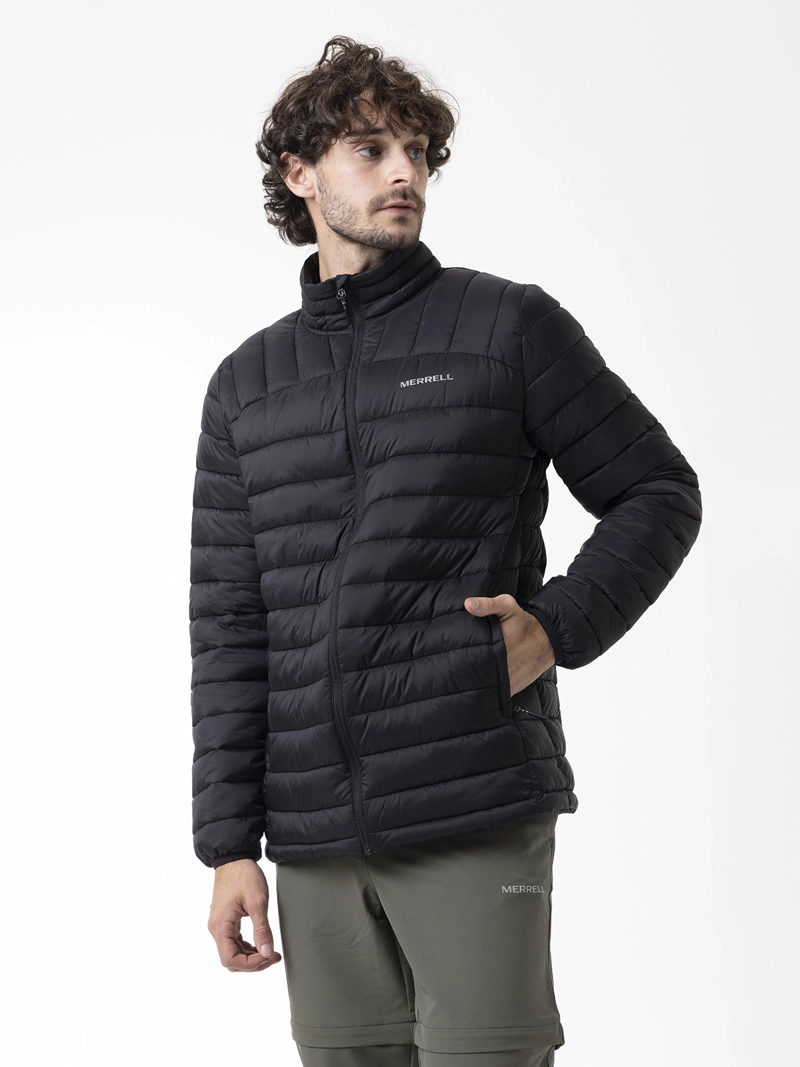 PARKA HOMBRE CORE QUILTED NEGRO MERRELL - 1