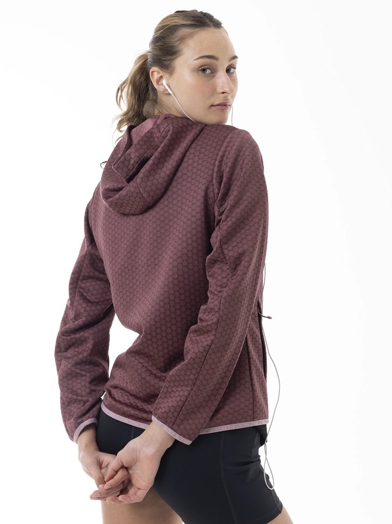 POLERON MUJER HEX GRID FLEECE ROSADO MERRELL - 7