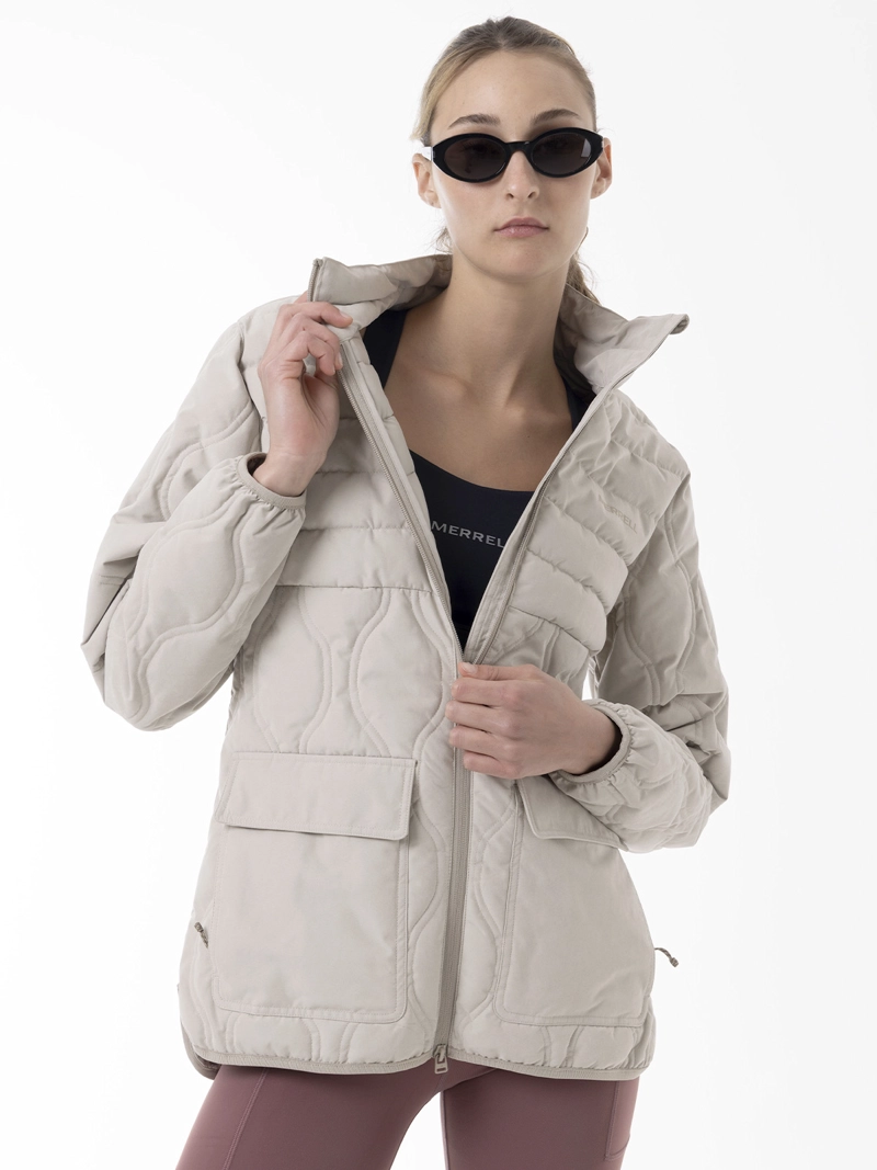 CHAQUETA MUJER SOFTCORE QUILTED BEIGE MERRELL - 2