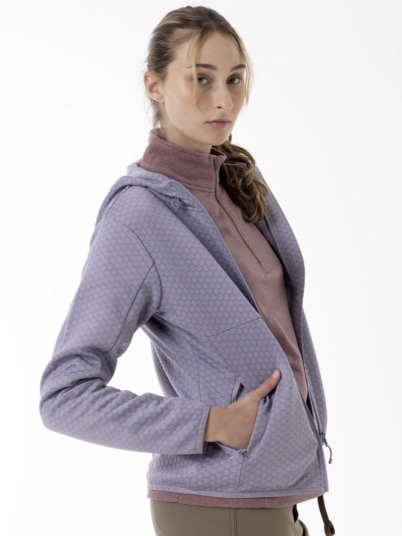 POLERON MUJER HEX GRID FLEECE MORADO MERRELL - 1