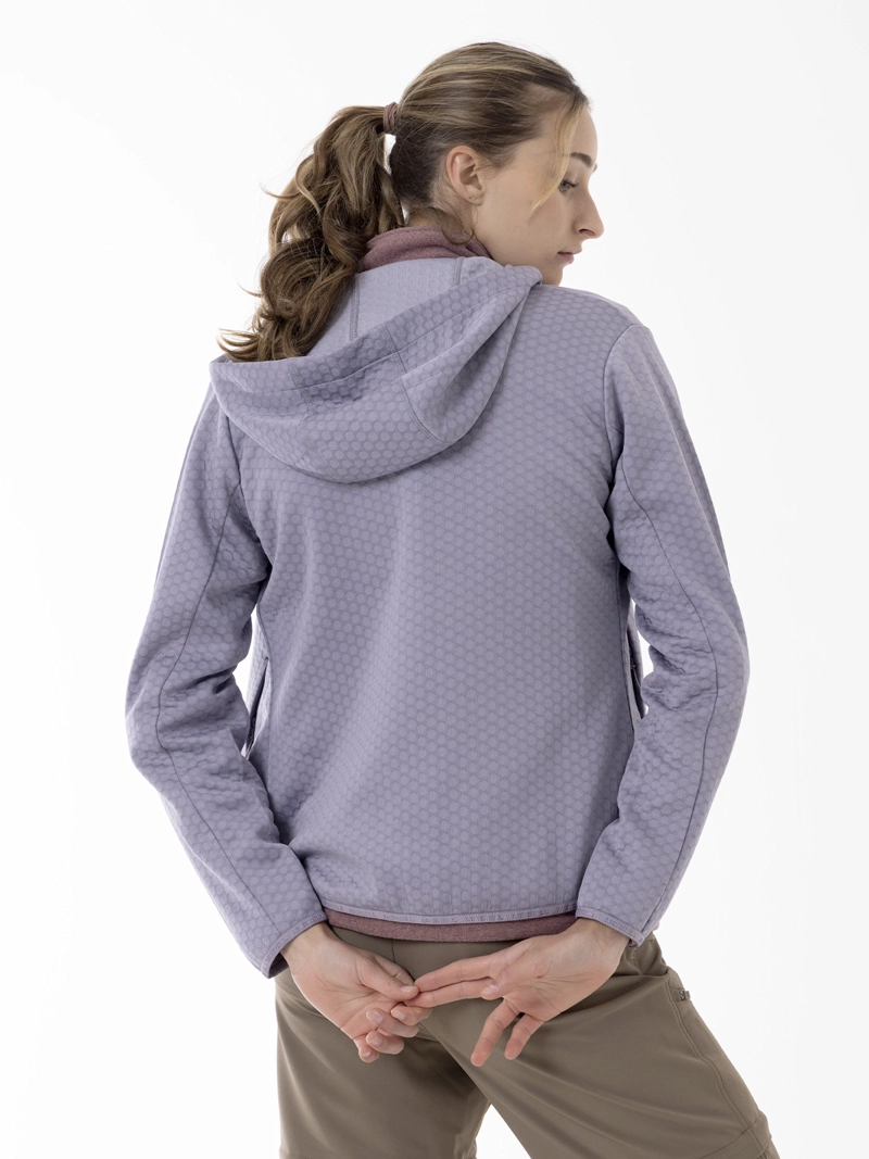 POLERON MUJER HEX GRID FLEECE MORADO MERRELL - 6