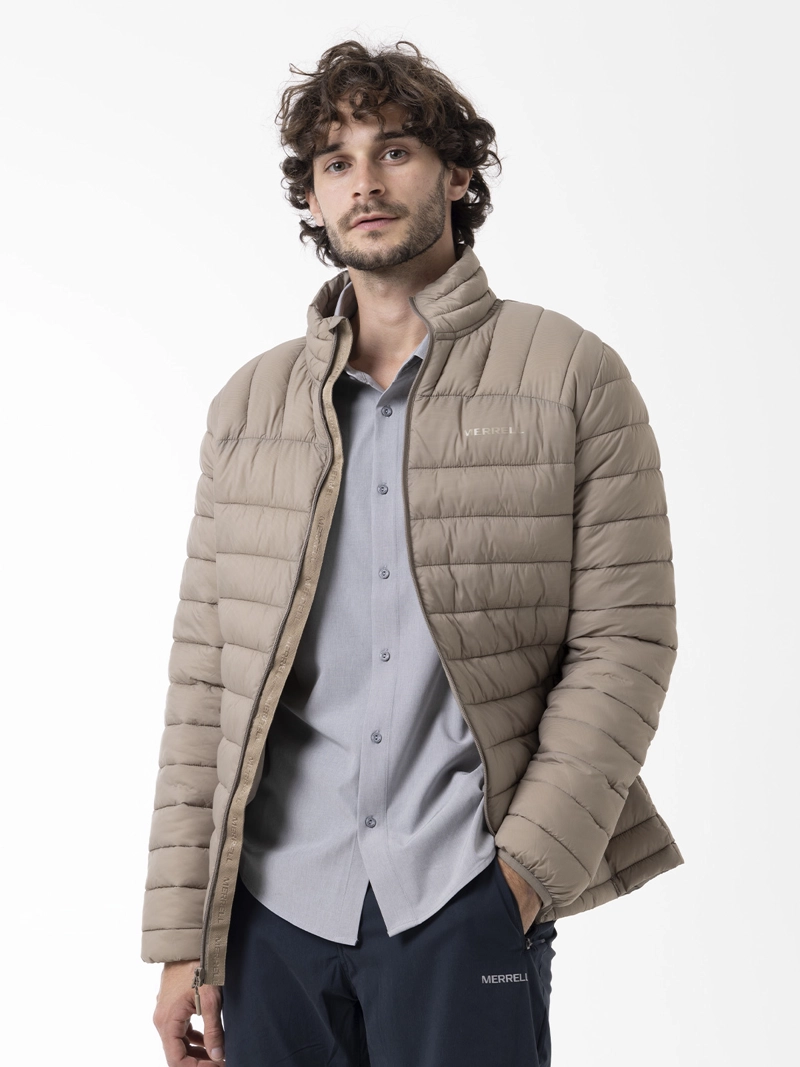 PARKA HOMBRE CORE QUILTED BEIGE MERRELL - 2