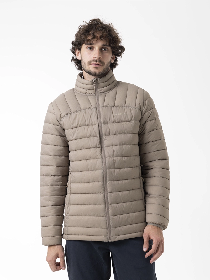 PARKA HOMBRE CORE QUILTED BEIGE MERRELL - 4