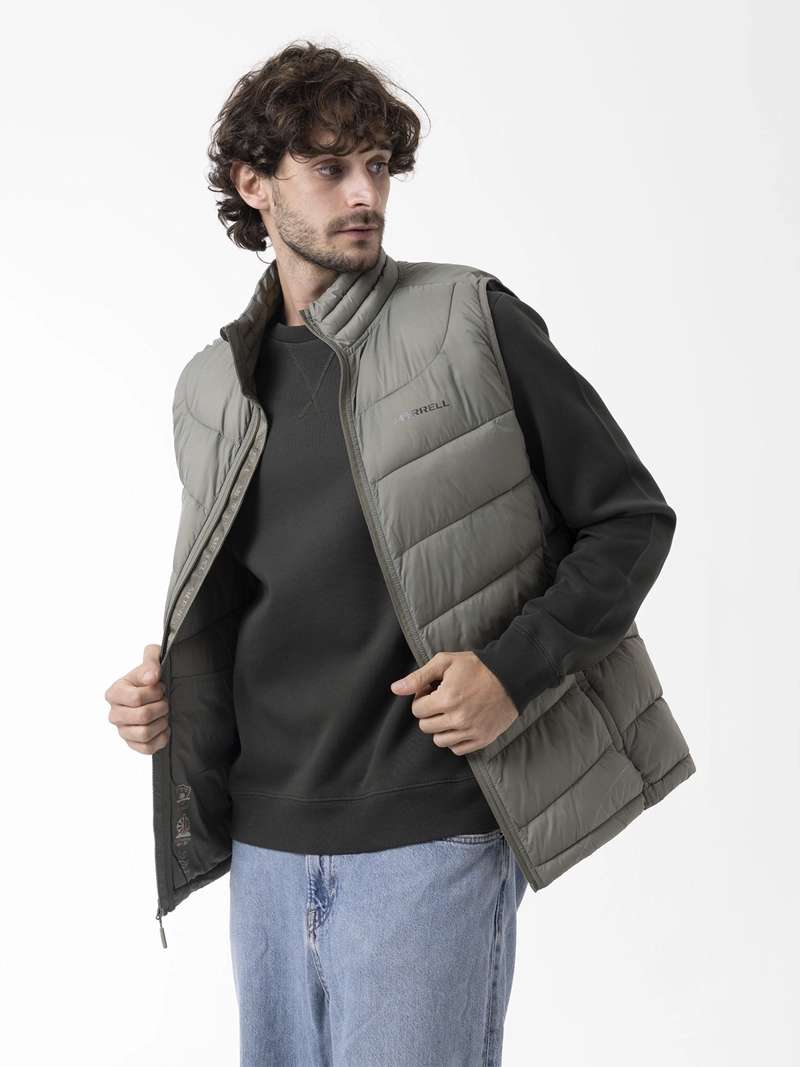 PARKA SIN MANGAS HOMBRE CORE QUILTED VEST VERDE MERRELL - 1