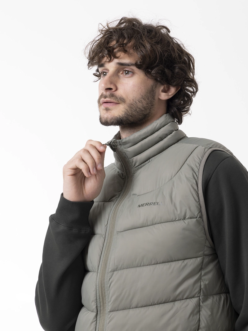 PARKA SIN MANGAS HOMBRE CORE QUILTED VEST VERDE MERRELL - 4