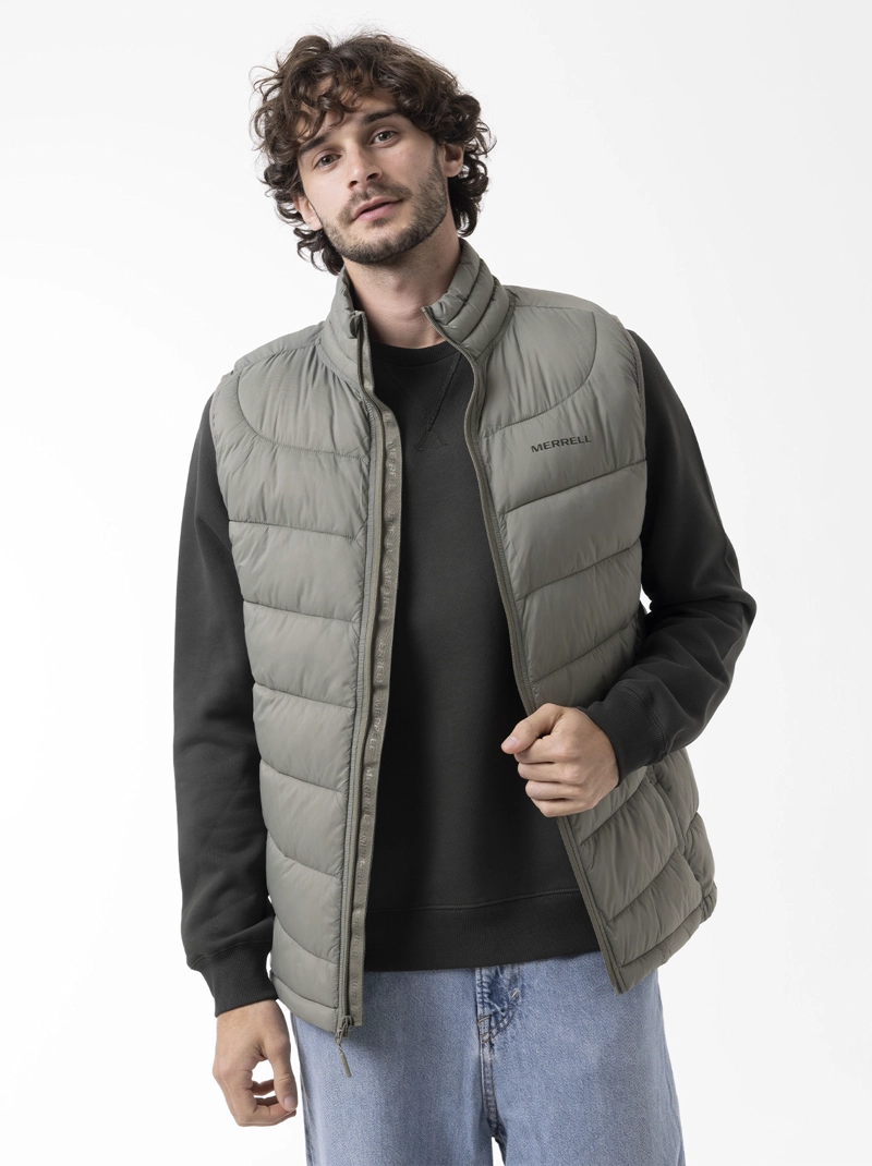 PARKA SIN MANGAS HOMBRE CORE QUILTED VEST VERDE MERRELL - 5