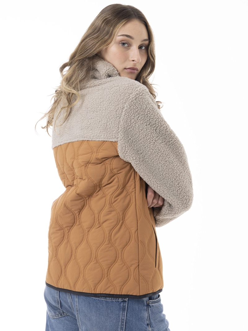 POLAR MUJER RIDGELINE SHERPA NARANJO MERRELL - 5