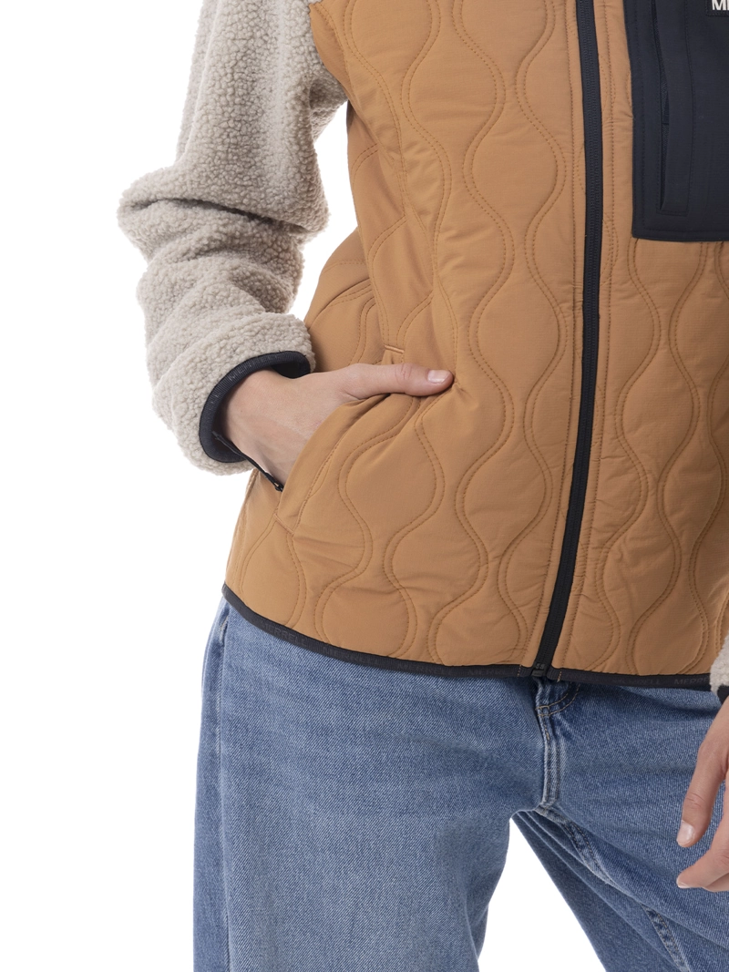 POLAR MUJER RIDGELINE SHERPA NARANJO MERRELL - 6