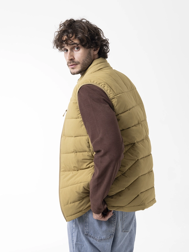 PARKA SIN MANGAS HOMBRE SOFTCORE VEST MOSTAZA MERRELL - 6