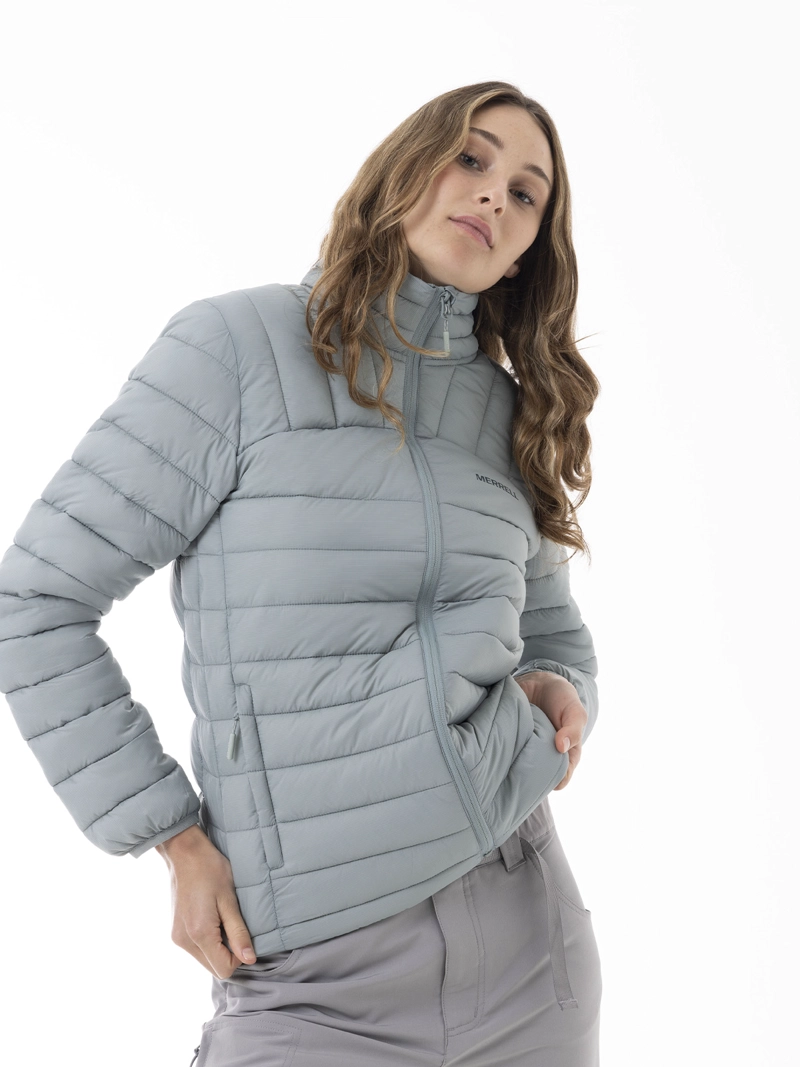PARKA MUJER CORE QUILTED VERDE MERRELL - 1