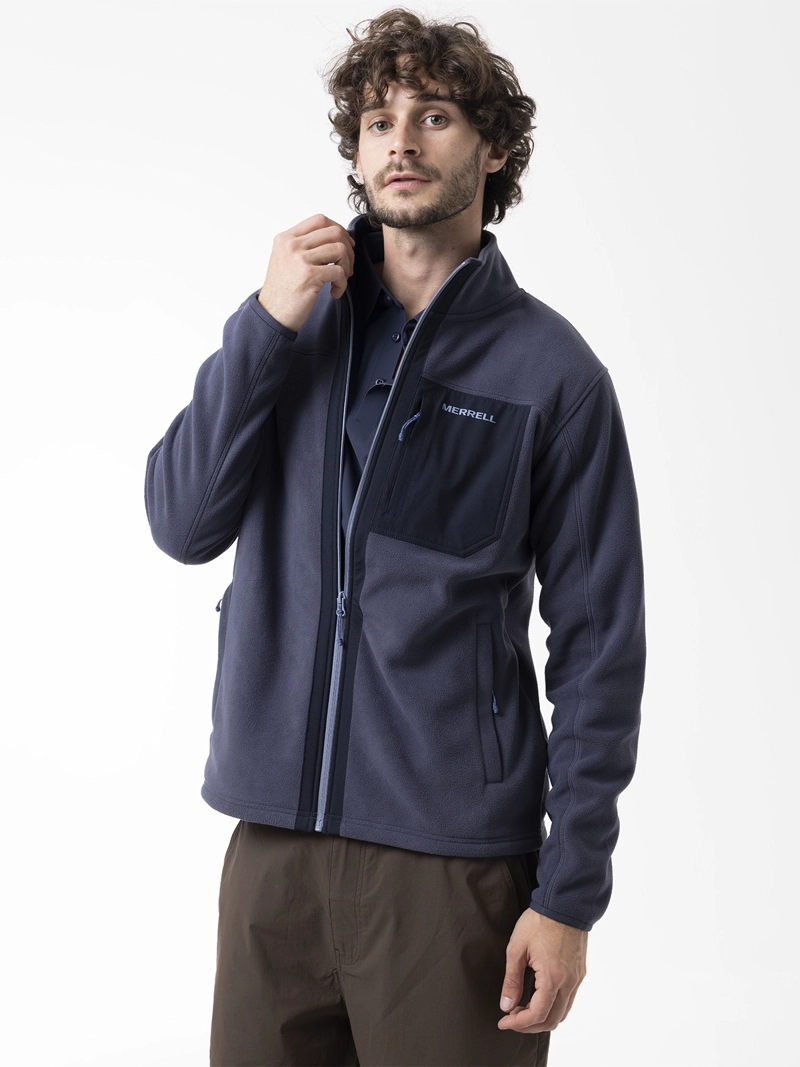 POLAR HOMBRE THERMAL CORE FULL ZIPPER AZUL MERRELL - 1