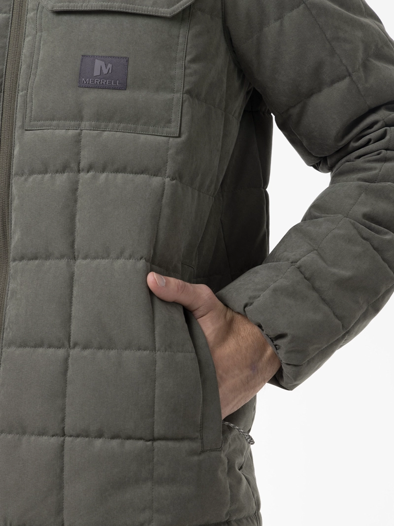 CHAQUETA HOMBRE SOFTCORE QUILTED VERDE MERRELL - 7